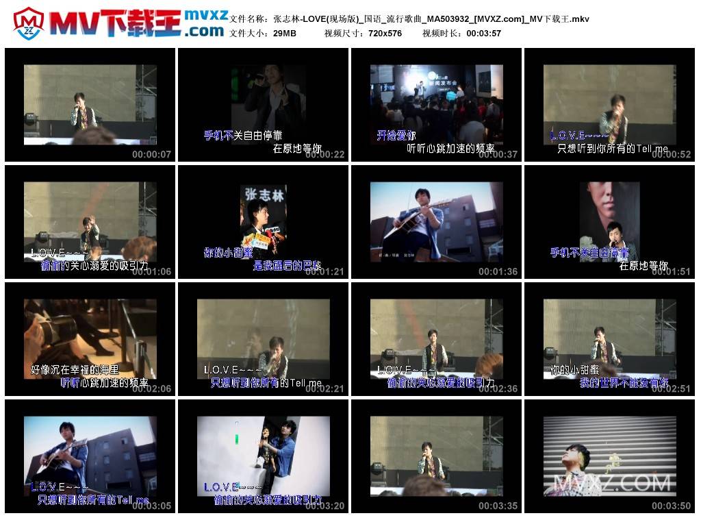 张志林-LOVE(现场版)_国语_流行歌曲_MA503932